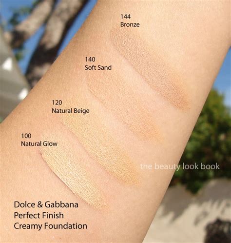 Dolce & Gabbana foundation shades